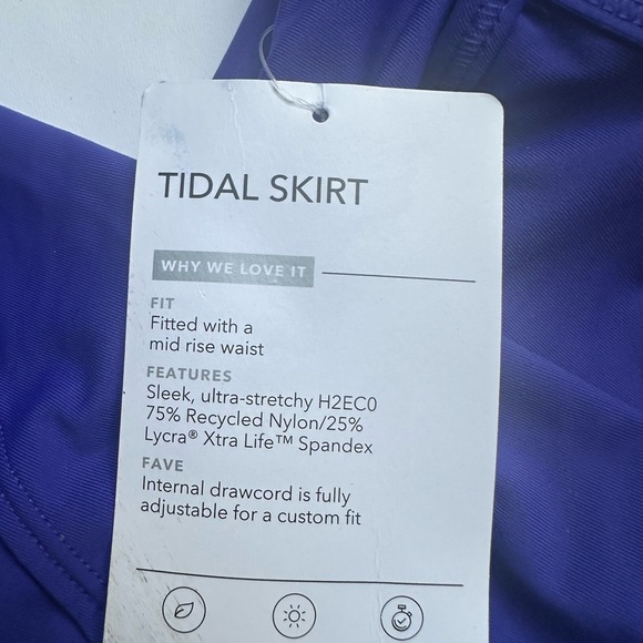 Athleta Blue Swim Set Sleeveless Tank and Shorts - Picture 13 of 13